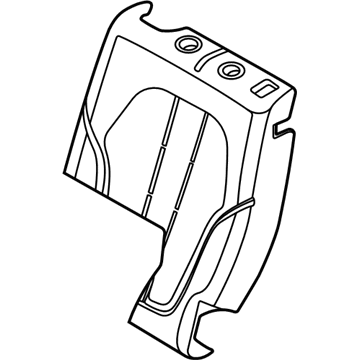 BMW 52-20-9-495-827 FOAM PAD, BACKREST, REAR LEF