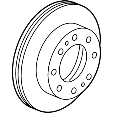 GM 23118117 Front Brake Rotor Assembly