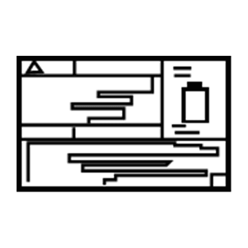 Toyota 11285-28010 Eng Info Label