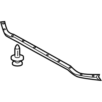 Lexus 53381-0E020 Seal, Hood To Radiator Support