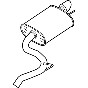 Ford JR3Z-5230-DA Muffler