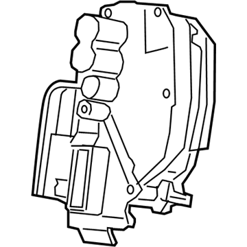 BMW 51-21-8-497-862 SYSTEM LATCH, RIGHT:512011