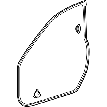 Acura 72350-TL0-J01 Weatherstrip, Left Front Door