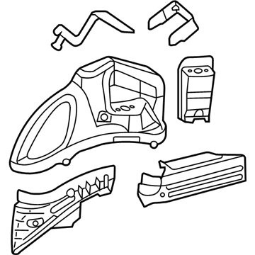 Mopar 4780916AF Panel-Rear WHEELHOUSE