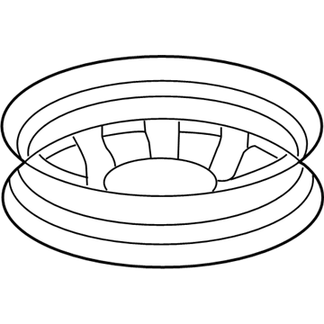 Acura 42700-TZ5-A41 Disk, Wheel (17X4T)