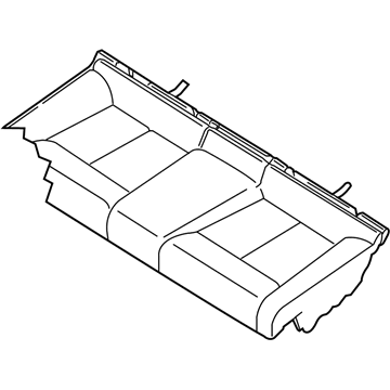Nissan 88320-ZX10B Trim Cushion Rear