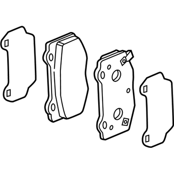 GM 84732503 Rear Pads