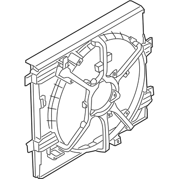 Nissan 21483-1KC0A SHROUD Assembly