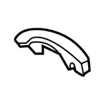 Honda 81149-SZT-G01ZA Garnish, RR. Headrest *NH699L* (NEUTRAL MAT GUN METALLIC)