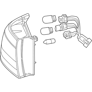 GM 22908910 Tail Lamp Assembly