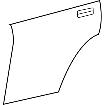 Lexus 67113-0E010 Panel, Rear Door, Outer RH