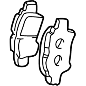 Toyota 04465-52170 Brake Pads