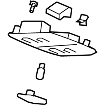 GM 25969724 Reading Lamp Assembly