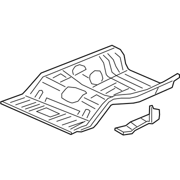 Honda 04655-TR3-A00ZZ Panel Set, RR. Floor