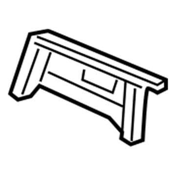 Honda 74671-TR0-A00ZZ Gusset, RR. Floor Crossmember (Upper)