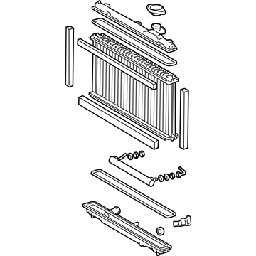 Lexus 16400-50340 Radiator Assembly