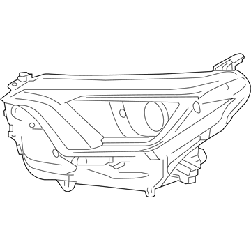 Toyota 81150-0R080 Composite Headlamp