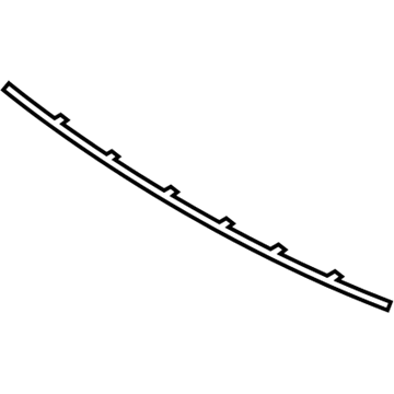 Hyundai 86687-G3700 MOULDING Assembly-Rear Bumper, Ctr