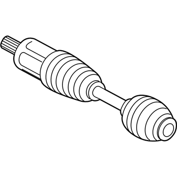 BMW 31-60-7-618-681 Front Drive-Cv Shaft Axle Assy