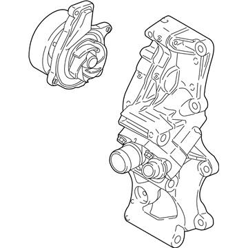 BMW 11-51-8-601-366 Engine Water Pump Housing