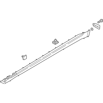 Hyundai 87751-B1001 Moulding Assembly-Side Sill, LH