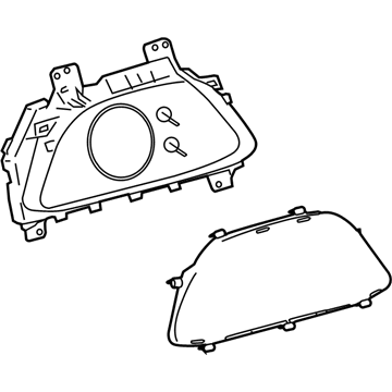 Lexus 83800-76C71 Meter Assembly, COMBINAT