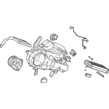 Toyota 87030-0E080 AC & Heater Assembly