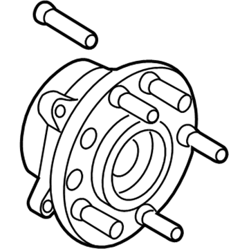 Ford FR3Z-1109-A Front Hub & Bearing