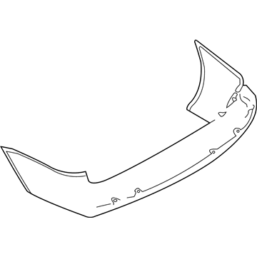 Mopar 5113193AA Rear Bumper Cover