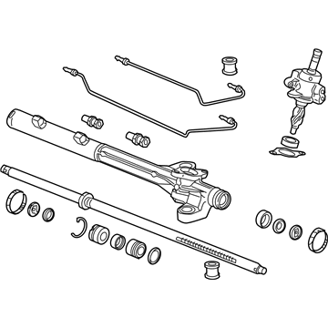 Honda 53601-SDP-A12 Rack, Power Steering