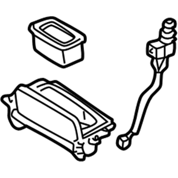 Lexus 74110-50080-D0 Receptacle Assy, Front Ash