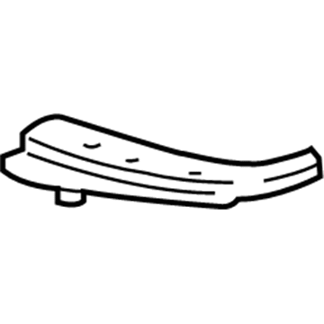 Acura 71148-S3V-A00 Beam, Left Front Bumper Corner (Upper)