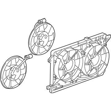 GM 23204068 Fan Module