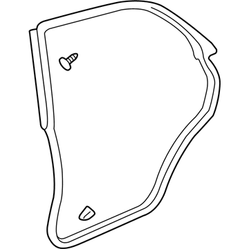 Honda 72865-SDA-A02 Sub-Seal, L. RR. Door