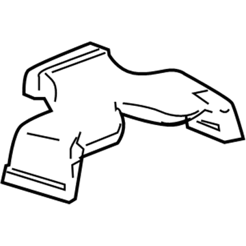 GM 15916668 Duct, Floor Rear Air Outlet