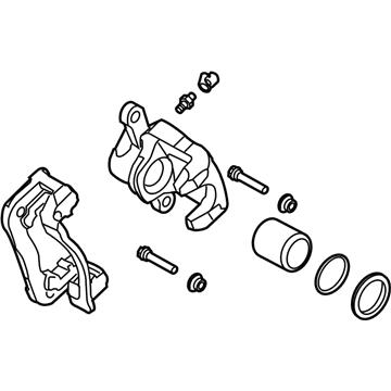 Kia 583102KA00 Rear Brake Caliper Kit, Left