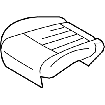 Infiniti 87370-1BD6C Trim Assy-Front Seat Cushion