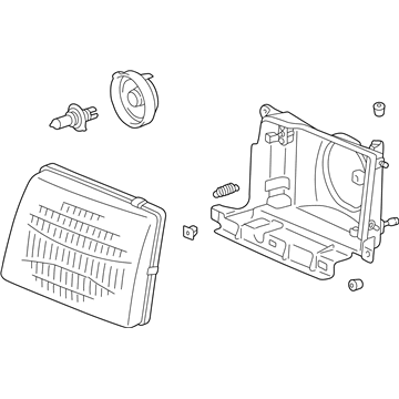 Toyota 81150-04090 Headlamp Assembly