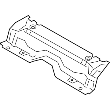 BMW 41-00-7-487-299 FLOOR PAN CROSS MEMBER, REAR