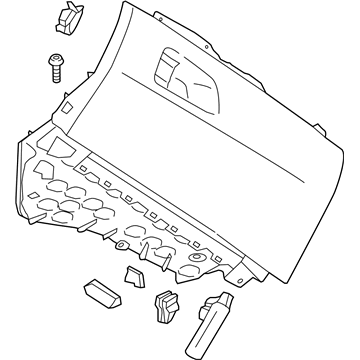 BMW 51-16-6-816-837 Glove Box