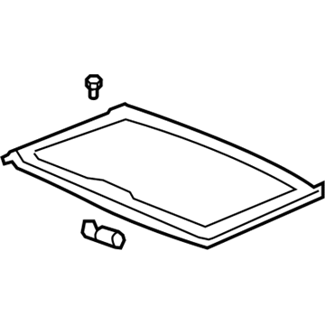 Honda 70600-SWA-J01ZA Sunshade Assy. *NH302L* (PALE QUARTZ)