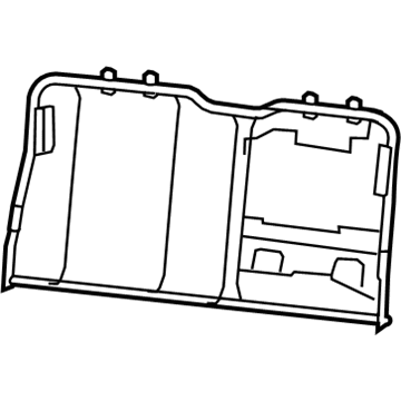 Mopar 68050769AA Frame-Rear Seat Back