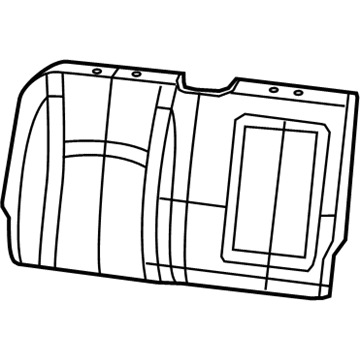 Mopar 68050822AA Foam-Seat Back