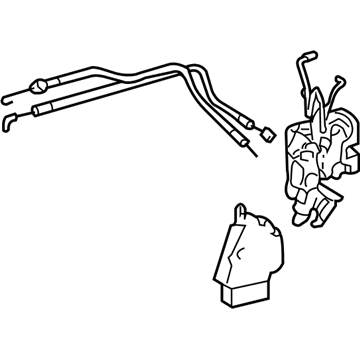 Toyota 69030-48060 Lock Assembly