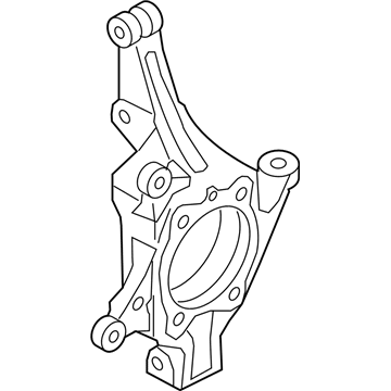 Hyundai 51711-S9000 Knuckle-Front Axle, RH