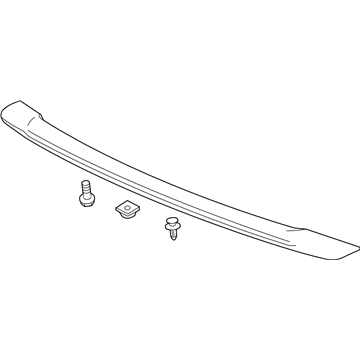 Acura 71700-TX6-A01ZC Spoiler Assembly, Trunk (White Orchid Pearl)