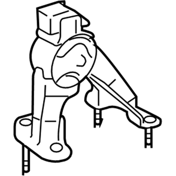 Toyota 12371-28111 Rear Mount Bracket