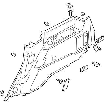 Ford JL7Z-4031112-EG Quarter Trim Panel