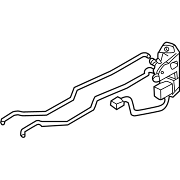 Kia 0K2N273310 Door Lock Assembly, Left