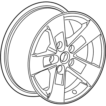 GM 9598666 Wheel, Alloy